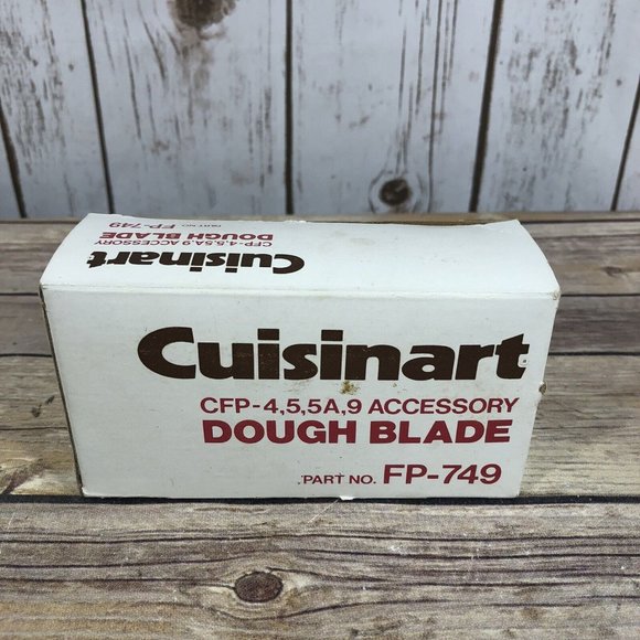 VINTAGE NEW Cuisinart Dough Blade FP-749 Original Box Accessory Attachment - Picture 5 of 10